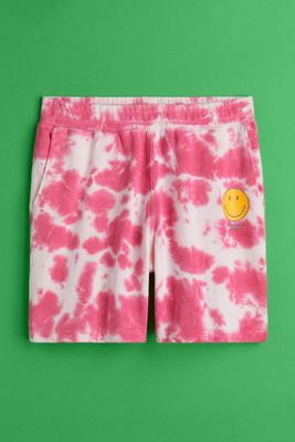 Relaxed Fit Patterned Sweatshorts