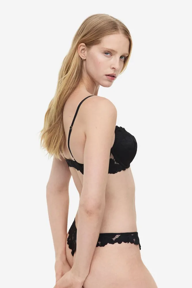 Buy H&M Lace super push-up bra 2024 Online