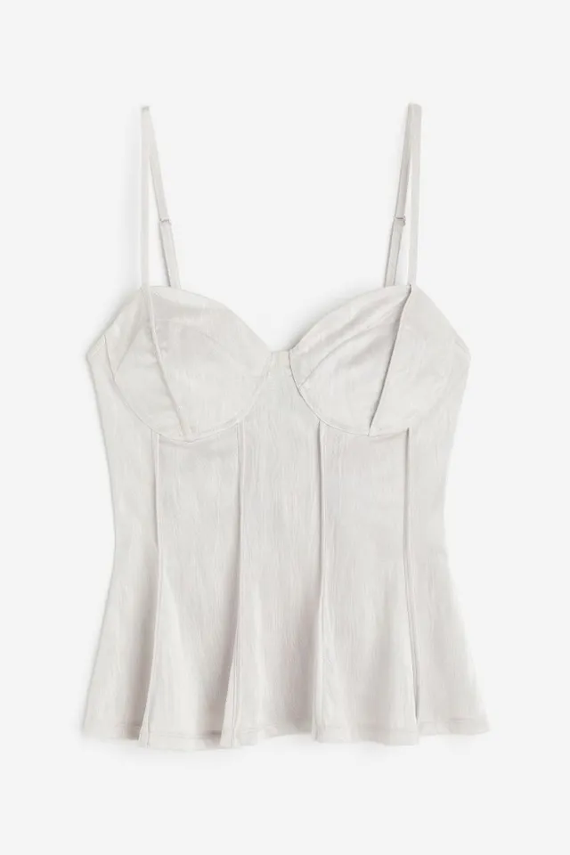 H&M Corset-style Bustier Top