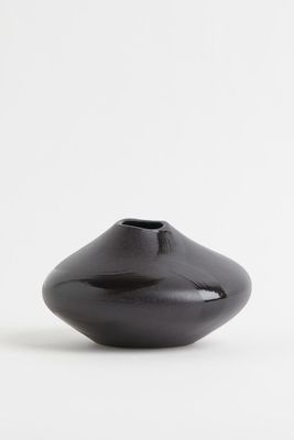 Asymmetric Stoneware Vase