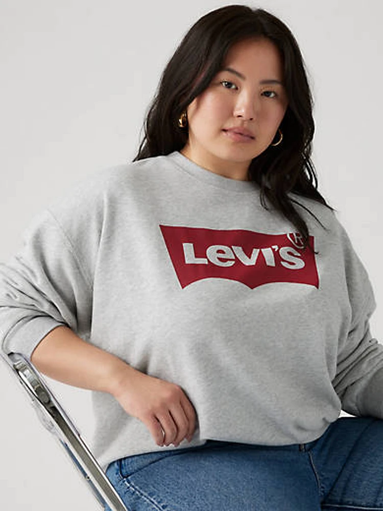 Graphic Everyday Crewneck Sweatshirt (Plus Size