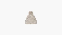 Backpatch Pom Pom Beanie