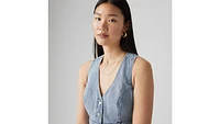 Mona Denim Corset Top