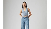 Mona Denim Corset Top