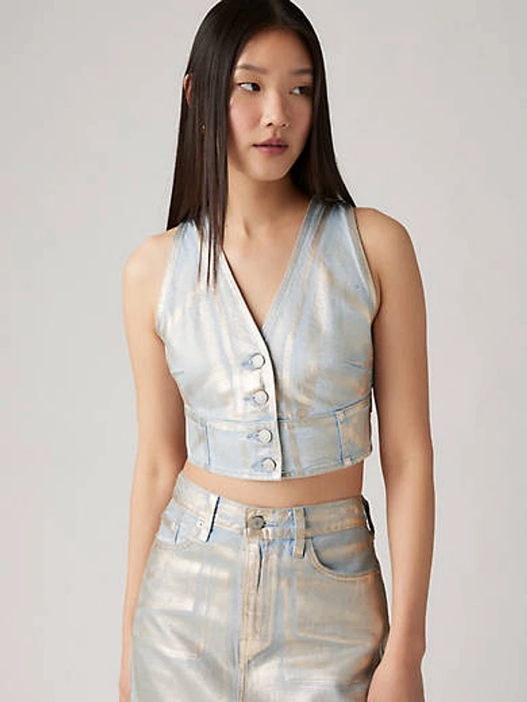 Mona Denim Corset Top