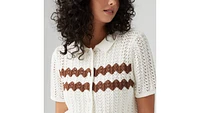 Sunset Crochet Shirt