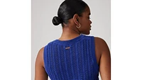 Sunrise Cotton Linen Crochet Tank Top
