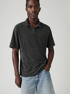 Terry Pocket Polo Shirt