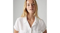 Sonny Linen Blend Camp Shirt