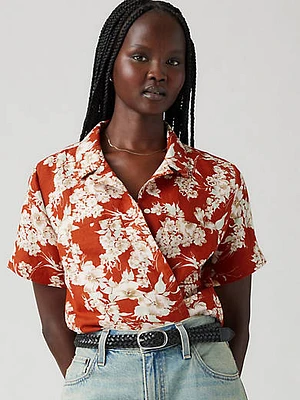 Sonny Linen Blend Camp Shirt