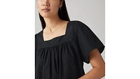 Ambre Cotton Linen Babydoll Dress