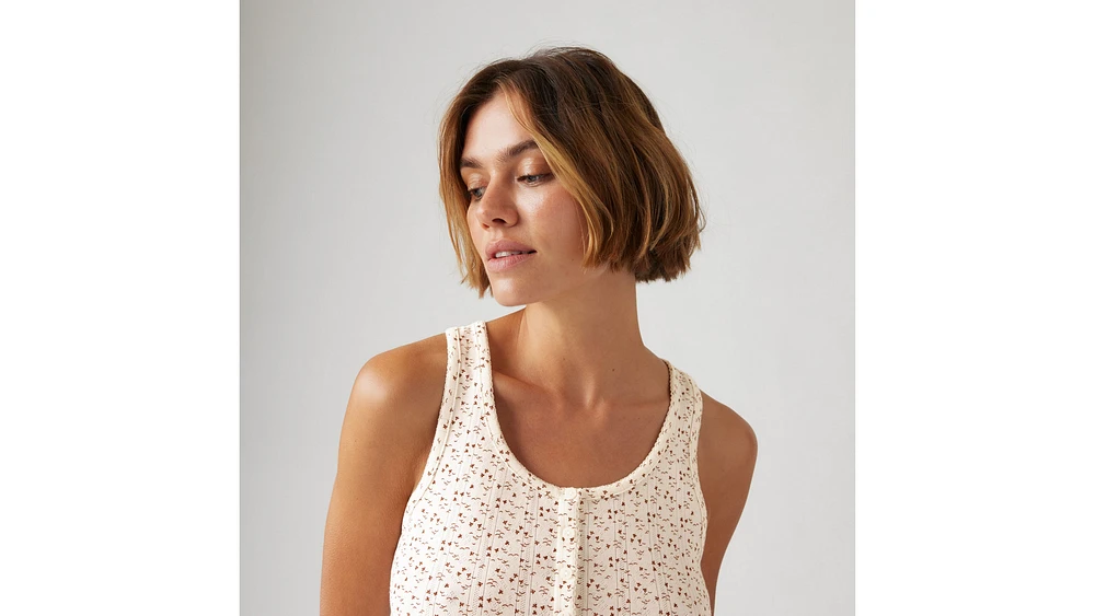 Dry Goods Women's Pointelle Tank Top