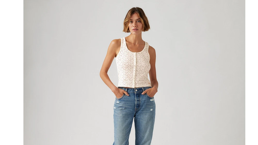 Dry Goods Women's Pointelle Tank Top