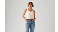 Dry Goods Women's Pointelle Tank Top