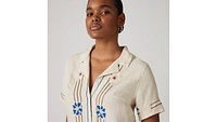 Sonny Linen Blend Camp Shirt