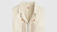 Sonny Linen Blend Camp Shirt