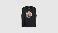 Graphic Boxy Tank Top