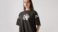 Pieced Graphic Short Stack T-Shirt