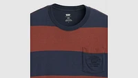 Stepped Hem Half-Sleeve T-Shirt