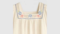 Ambre Cotton Linen Babydoll Tank Top