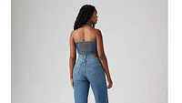 Bria Denim Halter Top