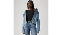 Shrunken '90s Western Trucker Jacket
