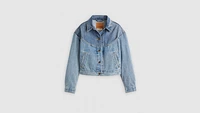Shrunken '90s Western Trucker Jacket
