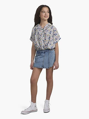 Levi's® Floral Twist Button Up Top