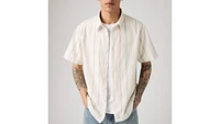 Luru Boxy Cropped Short Sleeve Shirt