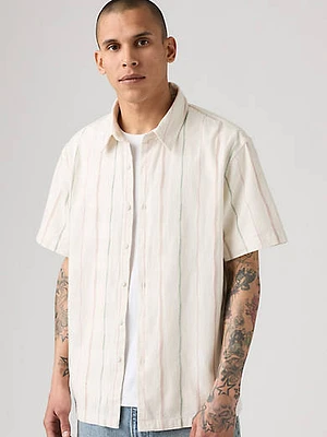 Luru Boxy Cropped Short Sleeve Shirt