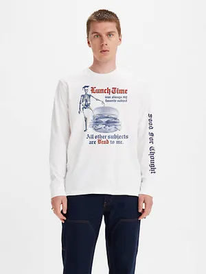 Relaxed Fit Long Sleeve Graphic T-Shirt