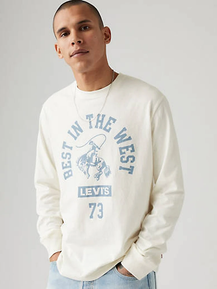 Relaxed Fit Long Sleeve Graphic T-Shirt