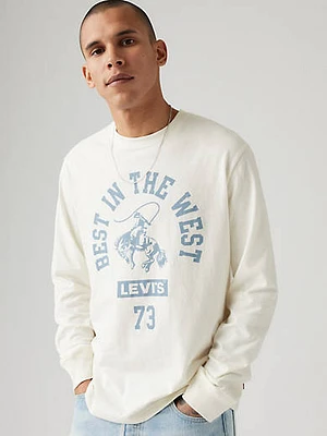 Relaxed Fit Long Sleeve Graphic T-Shirt