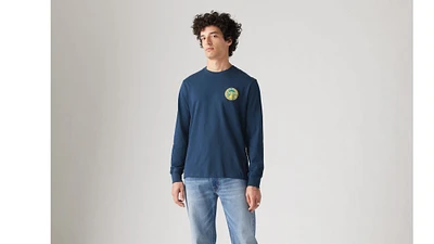 Relaxed Fit Long Sleeve Graphic T-Shirt