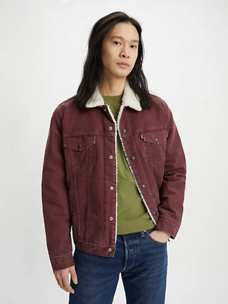 Canvas Sherpa Trucker Jacket