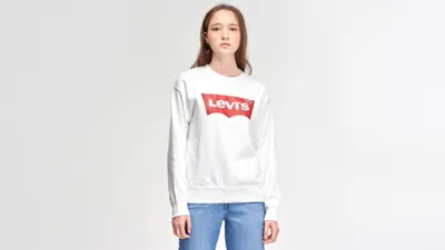 Sweat-shirt graphique à col rond standard