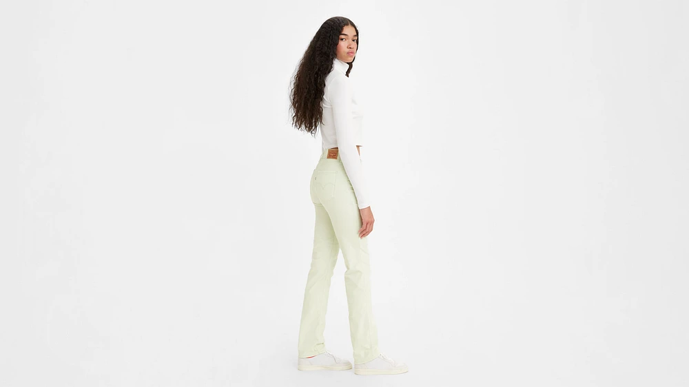 724 Corduroy High Rise Straight Pants