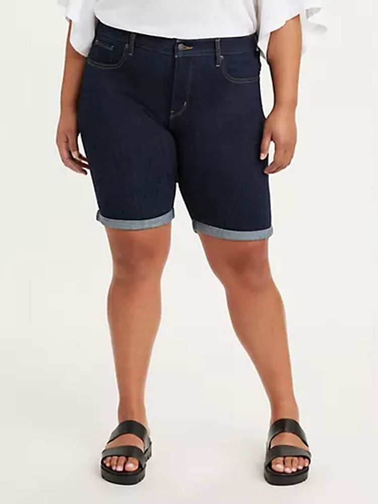 Classic Bermuda Women's Shorts (Plus Size