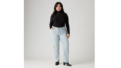 Classic Straight Women's Jeans (Plus Size)