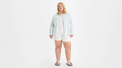 Mid Length Women's Shorts (Plus Size