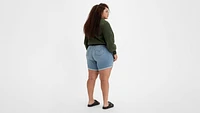 Mid Length Women's Shorts (Plus Size)