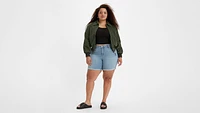 Mid Length Women's Shorts (Plus Size)