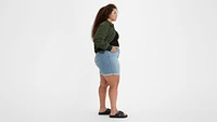 Mid Length Women's Shorts (Plus Size)