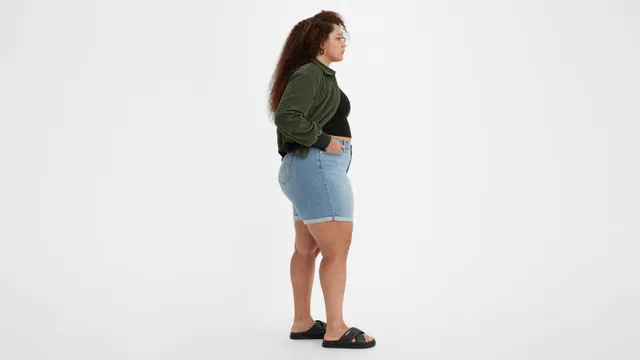 Levi Shaping Bermuda Denim Women's Shorts (Plus Size) | The Summit
