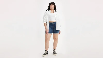 Mid Length Women's Shorts (Plus Size