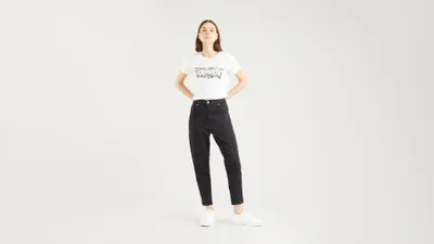Jean Mom taille haute