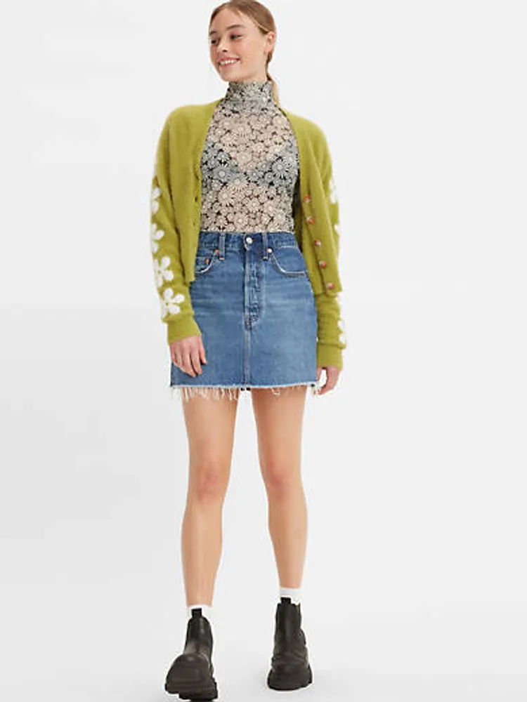 Levi Ribcage Denim Skirt | The Summit