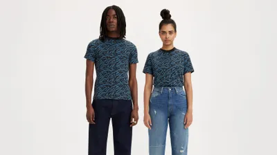 T-shirt 1960s en jacquard