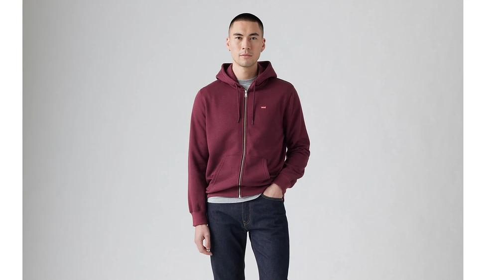 Classic Housemark Zip-Up Hoodie Sweatshirt