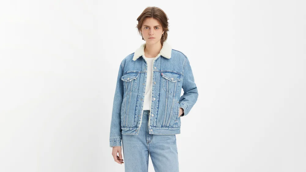 Ex-Boyfriend Sherpa Trucker Jacket